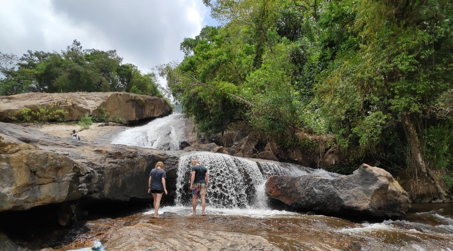 Experience the  Mountain Hiking and water fall bath