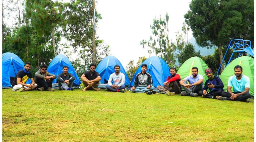 Tent camping for 1 pax  with trekking
